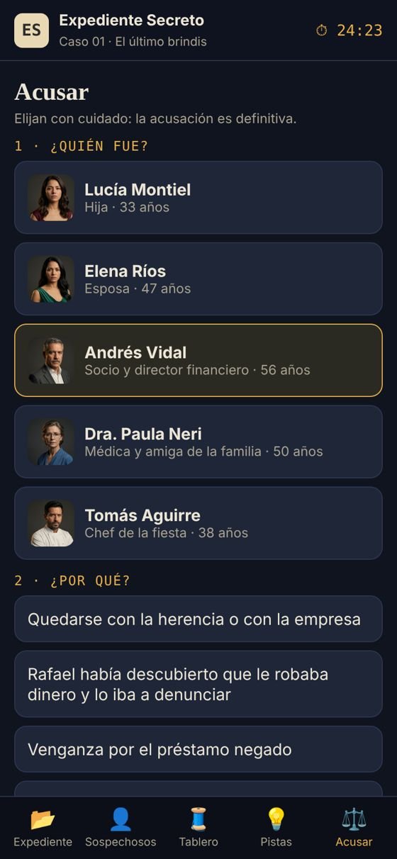 La acusación final